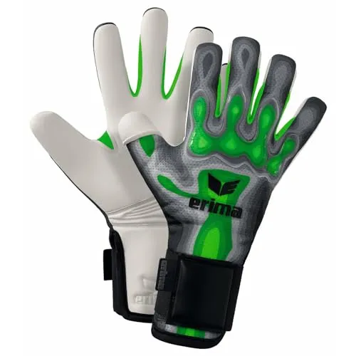 Erima Flex-Ray Match Eco Gants de Gardien de But (7222407) Adulte Unisexe, Gris, 7