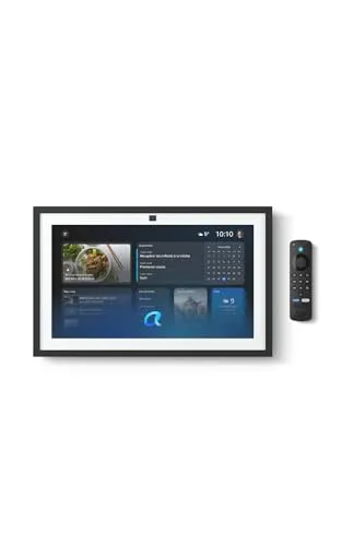 Amazon Echo Show 15 (Nouvelle génération) | Écran connecté Full HD 15,6“, Fire TV intégré et télécommande vocale Alexa, avec accès anticipé à Alexa+