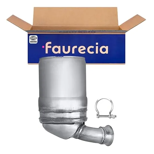 HELLA 8LH 366 080-321 Dieselpartikelfilter - Easy2Fit Kit - Euro 4 - einteilig - Set mit Anbauteilen/mit Hitzeschutzblech - Siliziumcarbid (für Kurz- und Langstreckenverkehr)