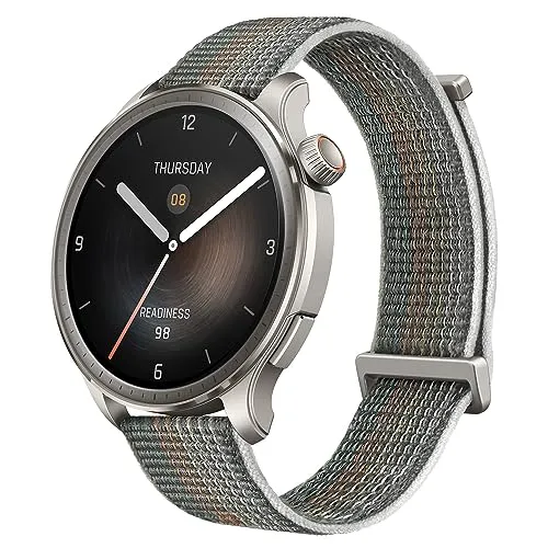 Amazfit Balance 46 mm Smart Watch, kontaktlose NFC-Zahlung, KI-Fitnesstrainer, 14 Tage Akkulaufzeit, Schlaf- und Gesundheitsüberwachung, GPS, 150 Sportmodi, Bluetooth-Anrufe für Android und iPhone