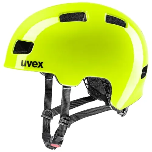 uvex hlmt 4 Kinderfahrradhelm, neon Yellow, 51-55 cm