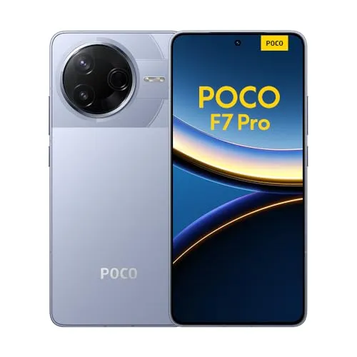 Poco F7 Pro Smartphone, 12+256GB, 50MP, 6000mAh, 90W HyperCharge, Blau
