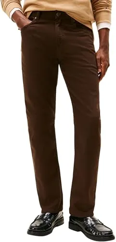 Tommy Hilfiger Herren Jeans Hose Denton Straight Fit, Braun (Dark Coffee), 40W/36L