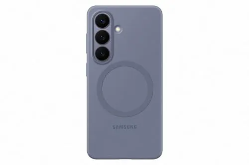 Samsung Silicone Magnet Smartphone Case EF-ES942, Hülle für das Galaxy S26, Handy-Hülle mit Magnetring zur Anbringung von Zubehör, Silikon, Schutz Case, stoßfest, dünn und griffig, Blue Violet