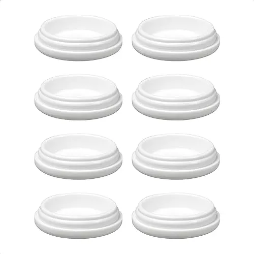 Wagner QuickClick® 15834300 - Juego de 8 Deslizadores de Repuesto Intercambiables (plástico, diámetro 25 mm, diámetro de 25 mm, para Base de 25 mm de diámetro)