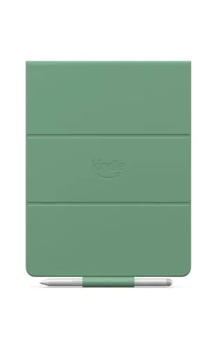 Étui à rabat avec système de fixation aimanté pour Amazon Kindle Scribe : étui de protection fonctionnel, conçu dans un souci de durabilité et fabriqué à partir d'un matériau d'origine végétale