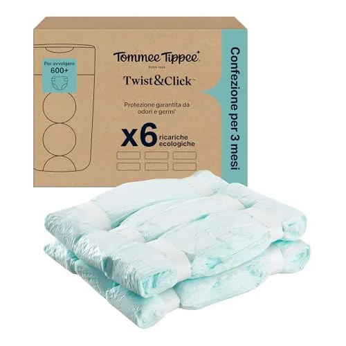 Tommee Tippee Sacchetti per mangiapannolini Twist & Click