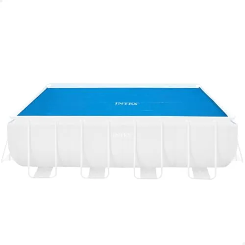 INTEX 55270 - Cobertor Piscina Rectangular 488x244 cm | Cobertor Solar Piscina Rectangular Recomendado para Proteger el Agua y Mantener el Calor