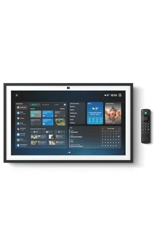 Amazon Echo Show 21 | Espectacular pantalla inteligente HD de 21" con Fire TV integrado, sonido rico y potente, reproducción en streaming HD inmersivo, con Acceso Anticipado a Alexa+
