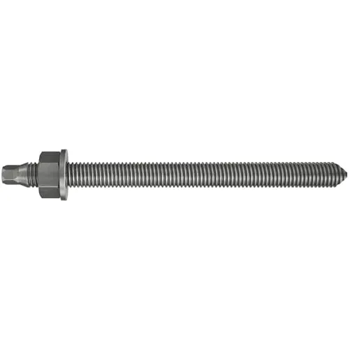 Fischer barra di ancoraggio fischer RG M 16 x 190 acciaio inossidabile A4, Omologato o idoneo in combinazione con cartucce di reazione fischer per calcestruzzo fessurato e non fessurato10 pezzi, 50266
