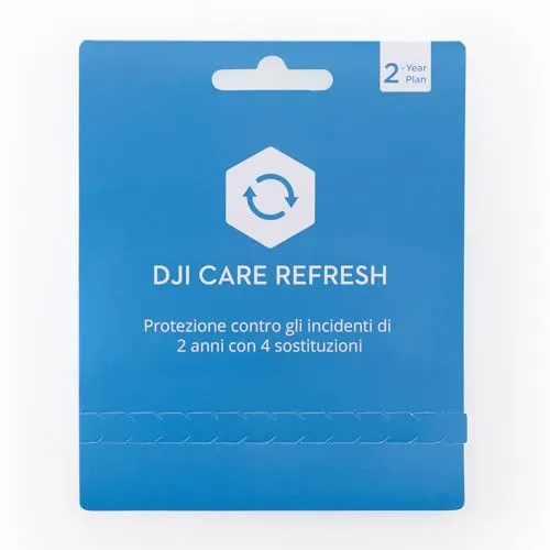 DJI Air 2S Care Refresh 2 Anni, fino a Tre Sostituzioni Entro 24 Mesi, Supporto Rapido, Copertura contro Gli Incidenti e i Danni Causati Dall'Acqua, da Attivare Entro 48 Ore