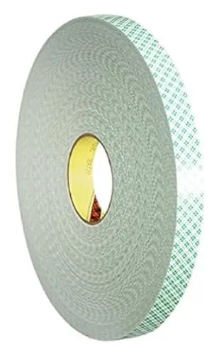 3M 4032 Nastro Biadesivo in Schiuma di Uretano, 12 mm X 66 m, 18 Pezzi