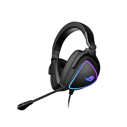 ASUS ROG Delta S USB-C Gaming Headset (Wired, AI Noise canceling, RGB Lighting, Compatible with PC, Nintendo Switch and Sony PlayStation 5)