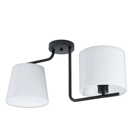 EGLO Deckenlampe Marojales 1, Deckenleuchte, Stahl in schwarz