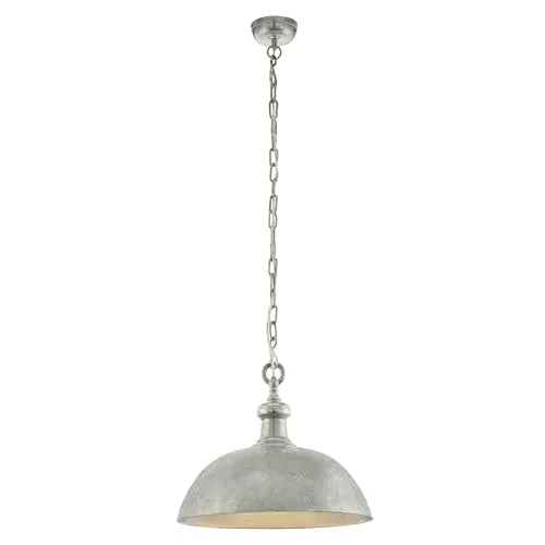 EGLO Pendelleuchte Easington, 1 flammige Hängelampe Industrial, Vintage