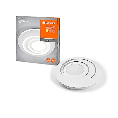 LEDVANCE Orbis Spiral Rd Cl LED LED LAMPAGGIO 505mm, bianco, 42W, 4000LM, bianca calda, distribuzione efficace indiretta e di luce diretta, lunga durata, round, classe di protezione IP20, 3000K
