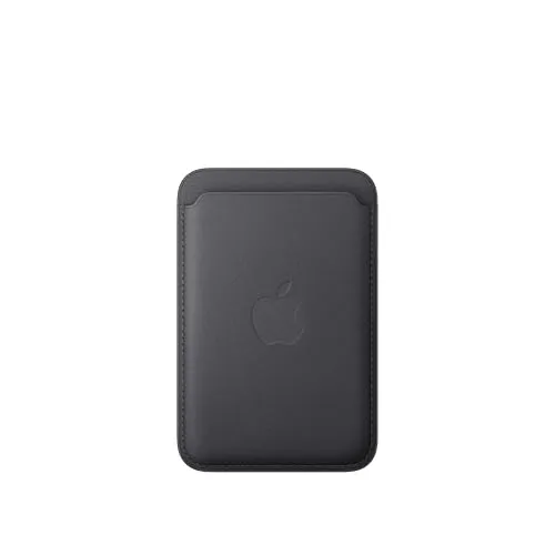 Apple iPhone Feingewebe Wallet mit MagSafe – Schwarz ​​​​​​​