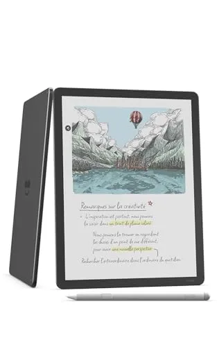 Amazon Kindle Scribe Colorsoft 64 Go (nouvelle génération) : écran couleur 11" effet papier, éclairage avant ; fin, léger, puissant ; écrivez dans le carnet, les documents et les livres (graphite)