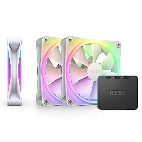 NZXT F120 RGB Duo Triple Pack - 3x 120mm RGB-Lüfter + Hub - Weiß