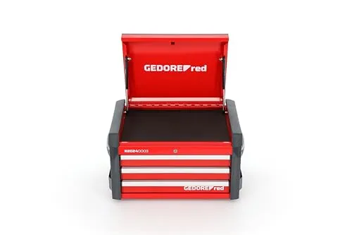 GEDORE Wingman Coffre à outils avec 3 tiroirs Rouge