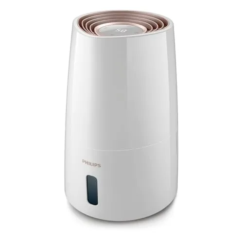 Philips Humidificateur d'air 3000, Jusqu'à 45m², 300ml/h, Blanc