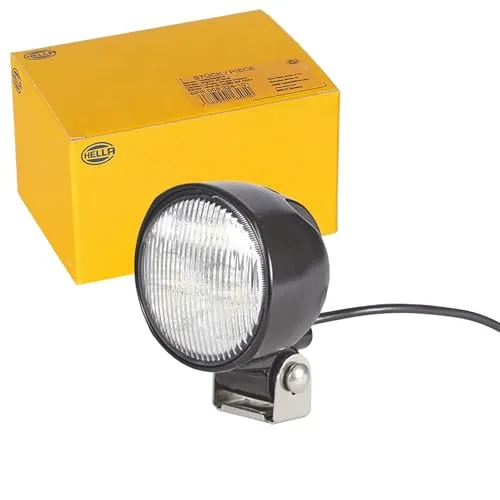 HELLA 1G0 996 476-651 LED-Faro da lavoro, Modul 70 Gen. IV, 12/24V, 2500lm, avvitato/Montaggio, esterno, verticale, Illuminazione pianale, Cavo 190mm, Spina Spina DEUTSCH