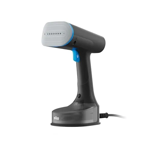Braun QuickStyle 5 GS5031BL - Piastra a vapore Dual FreeGlide, tecnologia 3D, tecnologia FastSteam, vapore 25 g/min, serbatoio acqua 150 ml, lunghezza cavo da 2,5 m, pronta in 45 secondi, 1200 W,