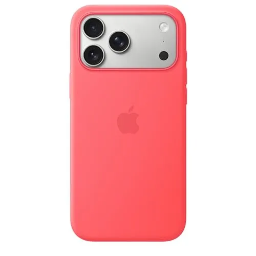 Apple iPhone 17 Pro Max Silikon Case mit MagSafe - Guavepink ​​​​​​​