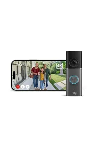 Ring Videotürklingel Pro Kabel (Wired Video Doorbell Pro, neueste Generation), Festverdrahtet, Videotürklingel-Kamera, Retinal 4K, 10x-Zoom, 30 Tage Gratiszeitraum für Ring-Abonnement