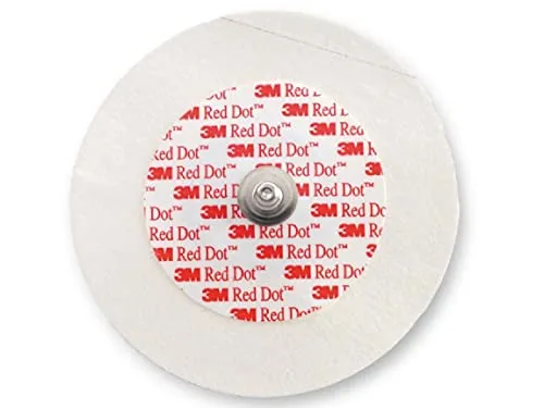 3M Red Dot™ - Elettrodo per monitoraggio cardiaco con supporto in Micropore™, confezione da 1.000 elettrodi diametro 6 cm