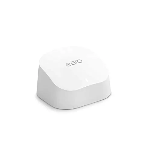 Router wi-fi mesh Amazon eero 6 | Ethernet 900 Gbps | Fino a 140 m² | Connessione di oltre 75 dispositivi | Confezione da 1 | Modello 2021