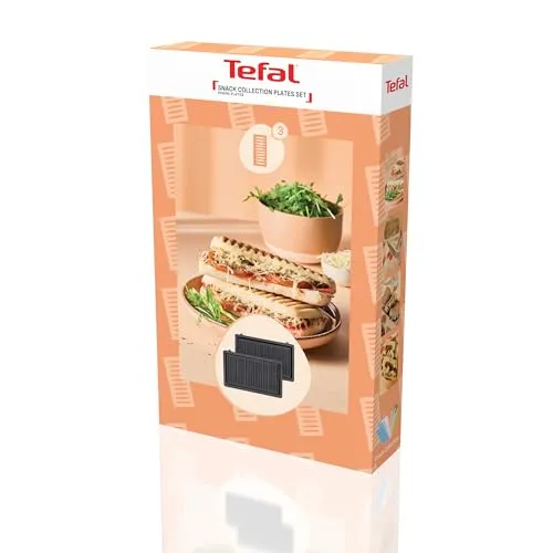 Tefal Snack Collection 2x Panini-Platten, clevere Aufbewahrung