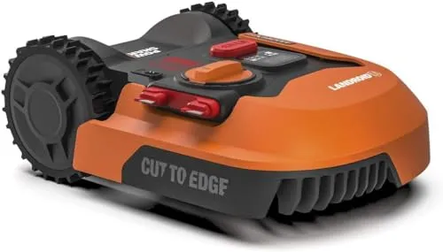 WORX WR153E Robot Rasaerba Landroid Classic a Batteria 20 V Area di taglio 1.500Mq Lama Flottante, Base a Scomparsa Carica Laterale Taglia Fino al Bordo
