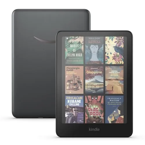 Amazon Kindle Colorsoft Signature Edition (Ultimo modello) - Con schermo a colori, luminosità frontale a regolazione automatica, ricarica wireless e lunga durata della batteria - 32 GB