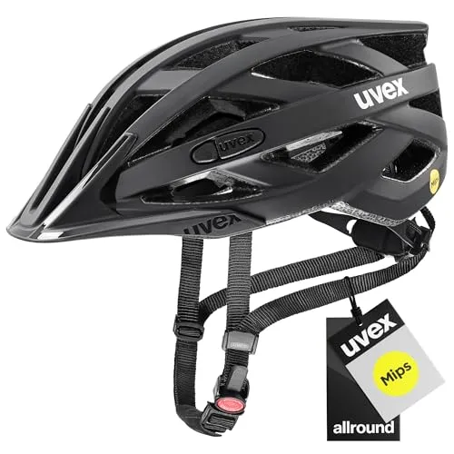 uvex i-vo cc MIPS Fahrradhelm, All Black matt, 56-60 cm