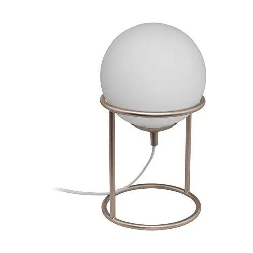 Eglo 97332 Lampe de Table, Acier, 28 W, Champagne