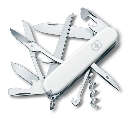 Victorinox Swiss Army Knife Huntsman, Couteau de Poche, 15 Fonctions