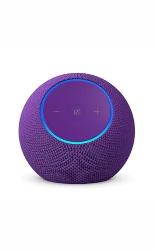 Amazon Echo Dot Max (nouvelle génération) : enceinte avec son qui emplit la pièce et hub connecté intégré, Améthyste, avec accès anticipé à Alexa+
