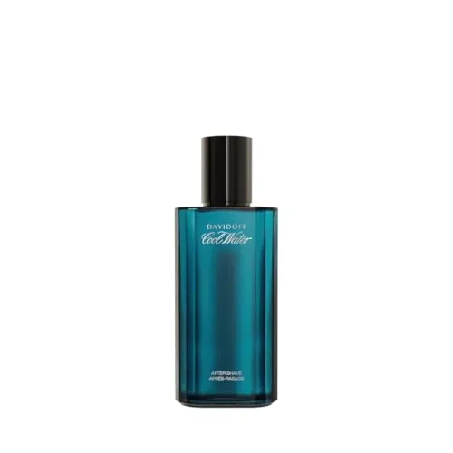 Davidoff Cool Water After Shave – Aromatischer Fougère-Duft für Herren – Mit Noten von Minze, Lavendel und Amber - Langanhaltender Duft, 75ml
