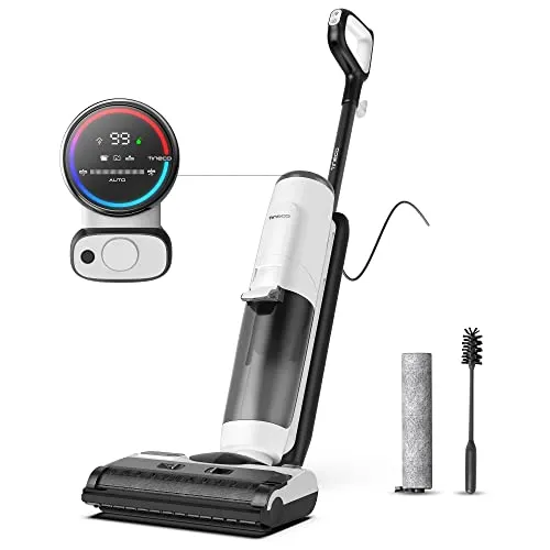 Tineco Floor ONE S5 STEAM Smart Nass-Trocken-Staubsauger, Nass Trockensauger mit Kabel, mit LED Anzeige iLoop Selbstreinigung Wischsauger Dampfreiniger für Hartböden, Klebrige Verschmutzungen