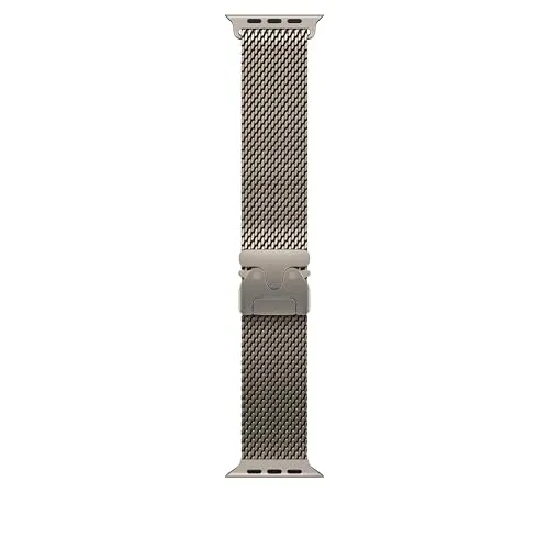 Apple Watch Band - Bracelet Milanais - 49 mm - Naturel - Small