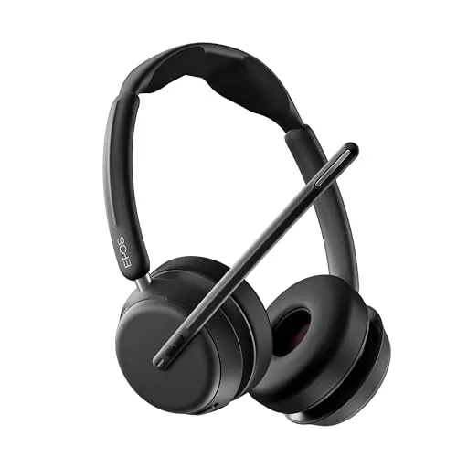 EPOS IMPACT 1061 Fortgeschrittenes kabelloses Headset mit Mikrofon für PC – Beidseitig, EPOS AI Sprachklarheit, BrainAdapt Komfort, Hohe Haltbarkeit, Gut für Fachleute in dynamischen Büroumgebungen