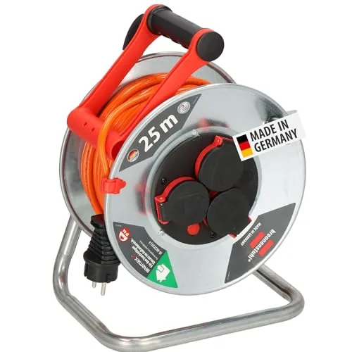Brennenstuhl Garant S V2 IP44 Kabeltrommel 25m outdoor aus Stahlblech