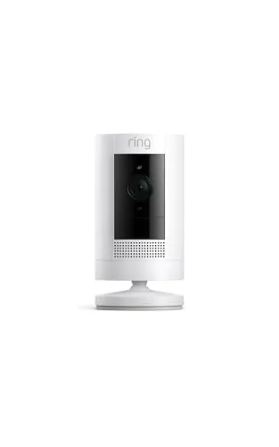 Ring videocamera esterna a batteria (Stick Up Cam) | Telecamera di sorveglianza wifi senza fili per esterno con 1080p HD video, audio bidirezionale, fai-da-te | Ring Home: 30 gg. prova gratuita