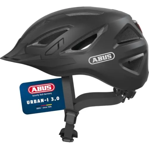 ABUS Stadthelm Urban-I 3.0, Schwarz Matt, Größe M