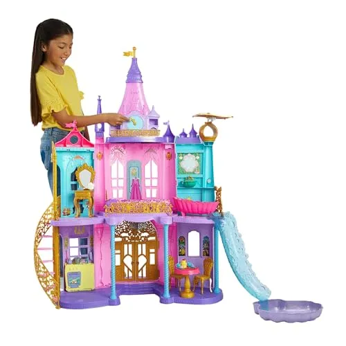Mattel Disney, Castello Princess Ultimate, Alto 120 cm con Luci e Suoni