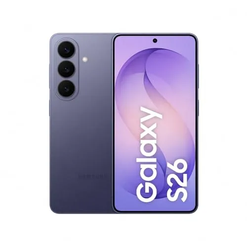 Samsung Galaxy S26 AI Smartphone mit Galaxy AI, Ohne Vertrag, Handy mit Android, 12 GB RAM, 256 GB Speicher, AP Prozessor, 50 MP, Cobalt Violet, 3 Jahre Herstellergarantie [Exklusiv auf Amazon]