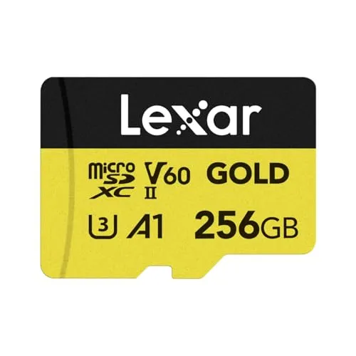 Lexar Micro SD Karte 256GB, microSDXC UHS-II Speicherkarte