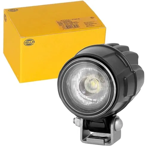 HELLA 1G0 995 050-001 LED-Faro de trabajo - Modul 50 - 24/12/36/48V - 700lm - montaje exterior/atornillado - de pie - Iluminación campo cercano - Cable: 2500mm - Conector: Conector DEUTSCH