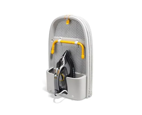 Joseph Joseph Pocket Max Planche à Repasser de Table Pliable, Surface 110cm, avec Rangement pour Fer